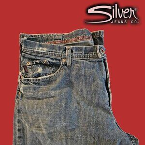 Silver Jeans Kee Straight Leg Relaxed Fit Jeans 38x34